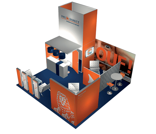 trade show booth C-Line from panoramic